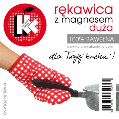 rękawica z magnesem - paski...